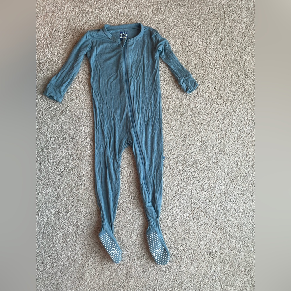 18-24 month KicKee pants footed pajamas